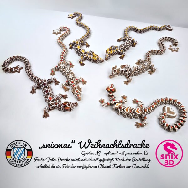 „snixmas“ Weihnachtsdrachen (versch. Größen)