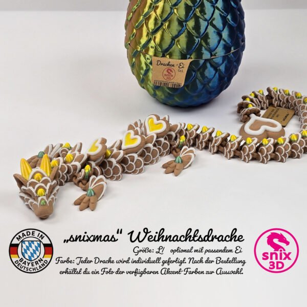 „snixmas“ Weihnachtsdrachen (versch. Größen)
