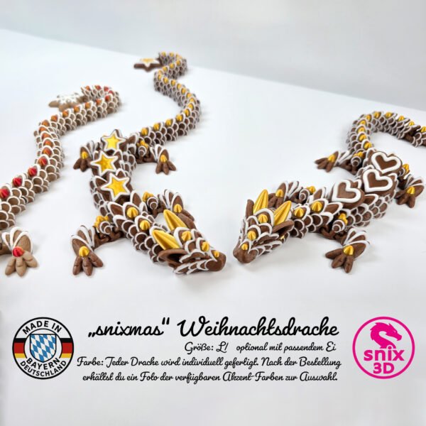 „snixmas“ Weihnachtsdrachen (versch. Größen)