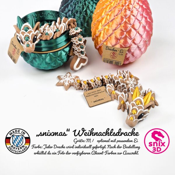 „snixmas“ Weihnachtsdrachen (versch. Größen)