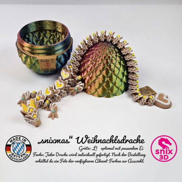 „snixmas“ Weihnachtsdrachen (versch. Größen)