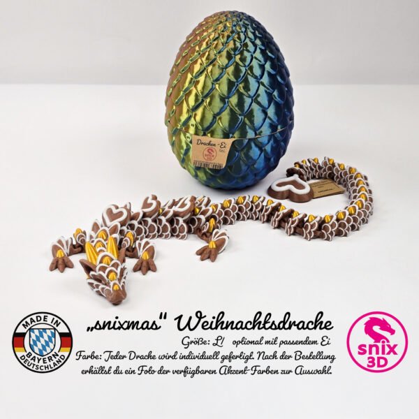 „snixmas“ Weihnachtsdrachen (versch. Größen)