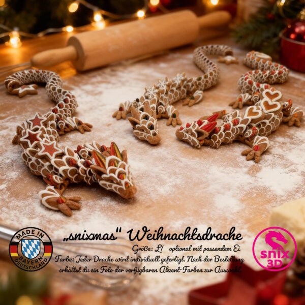 „snixmas“ Weihnachtsdrachen (versch. Größen)