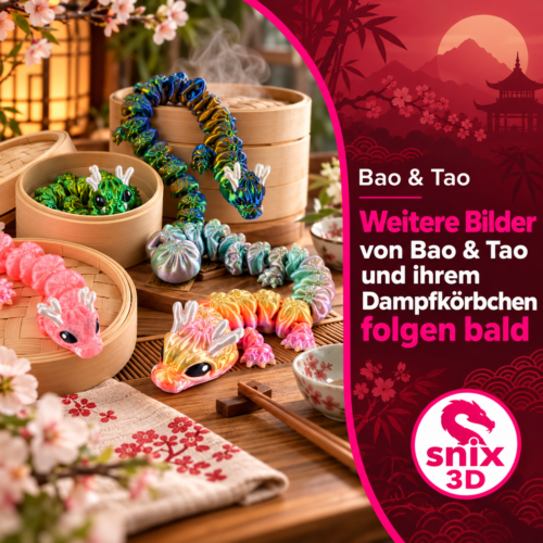 Bao-Tao-bald-kommt mehr Bao – Dumplingdrache | Gr. S, M & L