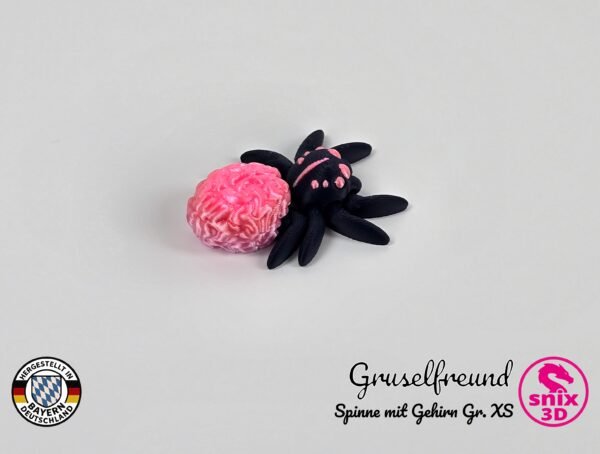 Spinne mit Gehirn XS