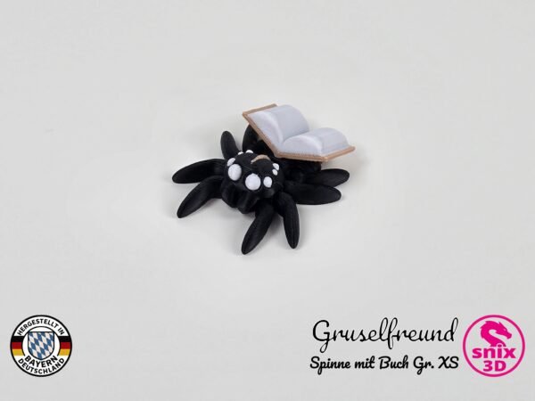 Spinne mit Buch XS