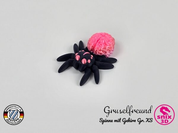 Spinne mit Gehirn XS